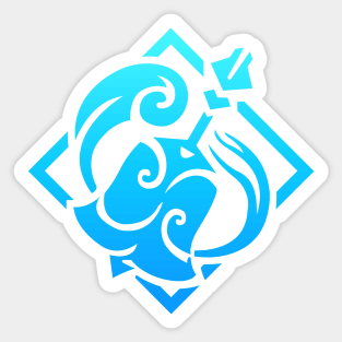 Genshin Impact Qiqi Emblem Sticker
